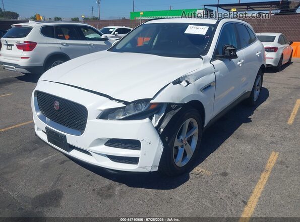 SADCJ2FX0KA396281 2019 JAGUAR F-PACE White Przód lewy