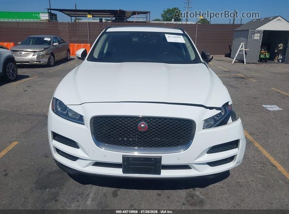 SADCJ2FX0KA396281 2019 JAGUAR F-PACE White Widok zestawu wskaźników