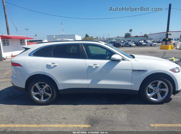 SADCJ2FX0KA396281 2019 JAGUAR F-PACE White Widok wnętrza z tyłu
