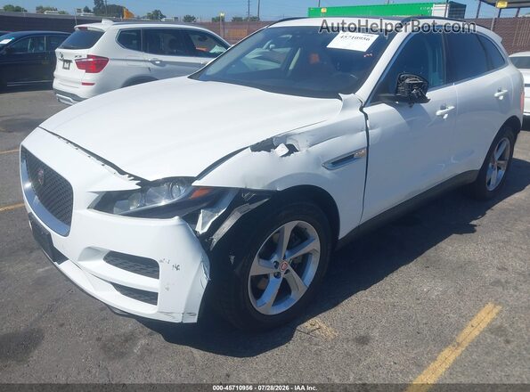 SADCJ2FX0KA396281 2019 JAGUAR F-PACE White Widok z przodu