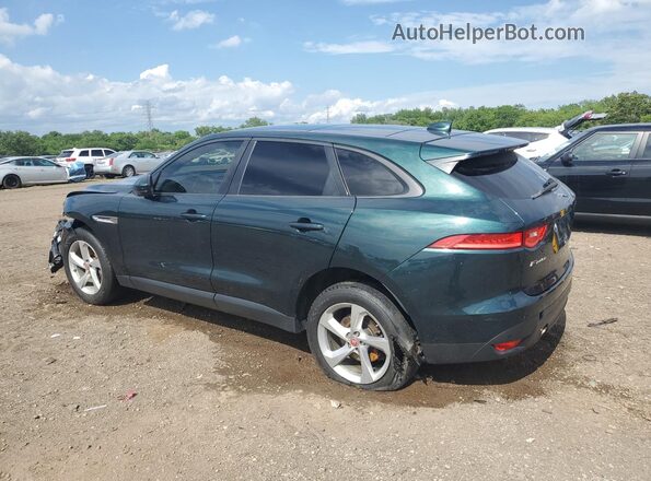 SADCJ2FX2JA320236 2018 JAGUAR F-PACE Зеленый Задняя левая четверть