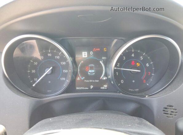 SADCJ2FX2LA629174 2020 JAGUAR F-PACE Черный Вид щитка приборов