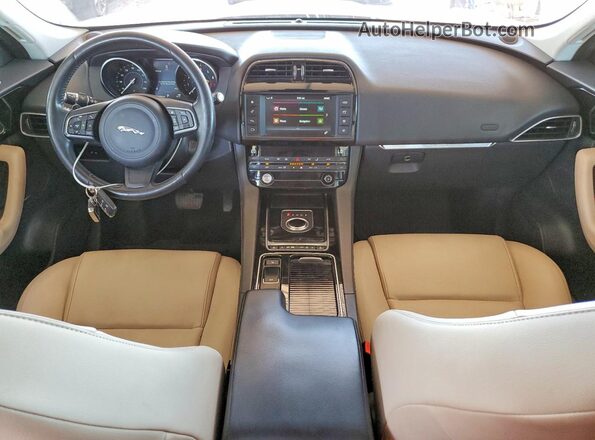 SADCJ2FX3JA250472 2018 JAGUAR F-PACE White Widok deski rozdzielczej
