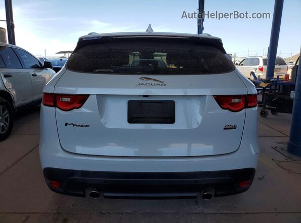 SADCJ2FX3JA250472 2018 JAGUAR F-PACE White Widok z tyłu