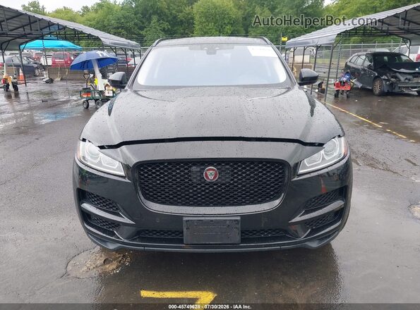 SADCJ2FX3KA356292 2019 JAGUAR F-PACE Black Widok wnętrza z tyłu