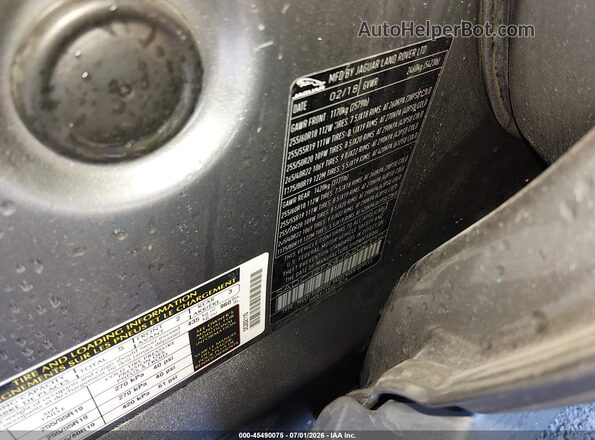 SADCJ2FX4JA202110 2018 JAGUAR F-PACE Gray Engine compartment view
