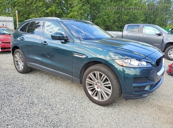 SADCJ2FX4JA294481 2018 JAGUAR F-PACE Teal Przód prawy