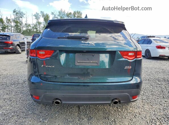 SADCJ2FX4JA294481 2018 JAGUAR F-PACE Teal Widok z tyłu