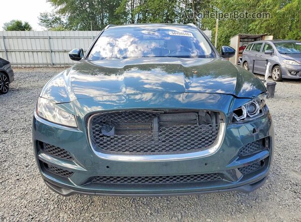 SADCJ2FX4JA294481 2018 JAGUAR F-PACE Teal Widok z przodu