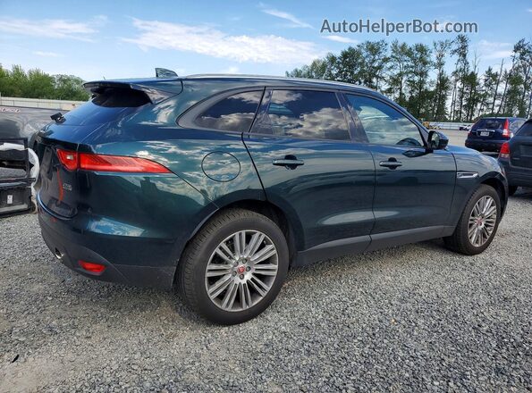 SADCJ2FX4JA294481 2018 JAGUAR F-PACE Teal Tył prawy