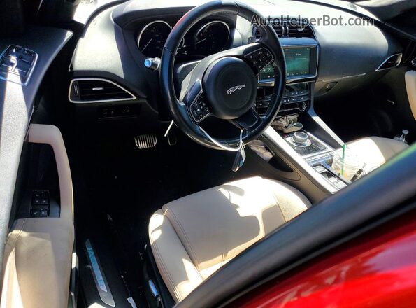 SADCJ2FX4KA369892 2019 JAGUAR F-PACE Red Առջևի վահանակի տեսք