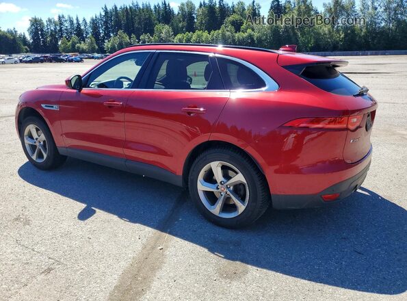 SADCJ2FX4KA369892 2019 JAGUAR F-PACE Red Հետևի ձախ