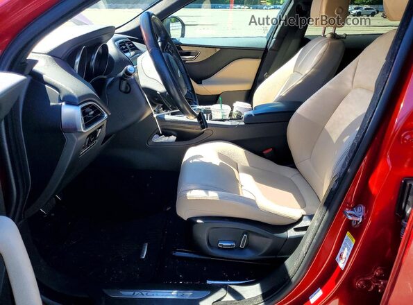 SADCJ2FX4KA369892 2019 JAGUAR F-PACE Red Սալոնի դիմացի տեսք