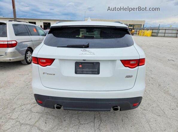 SADCJ2FX5JA281139 2018 JAGUAR F-PACE White Widok z tyłu