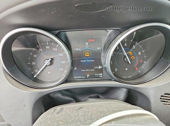 SADCJ2FX5JA281139 2018 JAGUAR F-PACE White Widok zestawu wskaźników