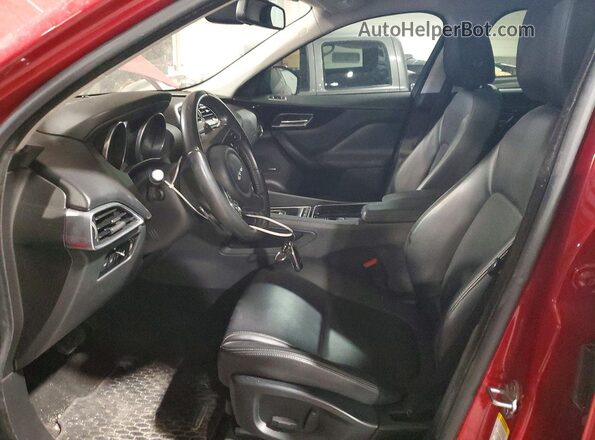 SADCJ2FX6JA265399 2018 JAGUAR F-PACE Burgundy Vista interior delantera