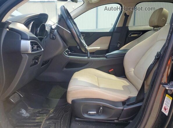 SADCJ2FX7KA391207 2019 JAGUAR F-PACE Black Widok wnętrza z przodu