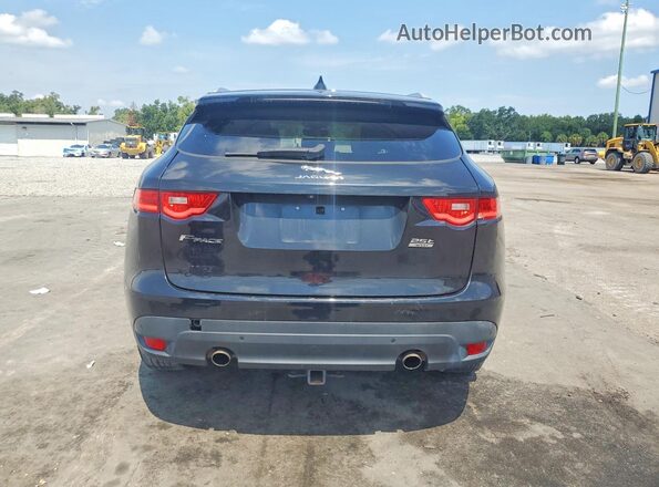 SADCJ2FX7KA391207 2019 JAGUAR F-PACE Black Widok z tyłu