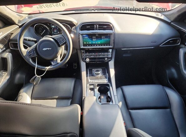 SADCJ2FX7KA606083 2019 JAGUAR F-PACE Red Вид панелі приладів