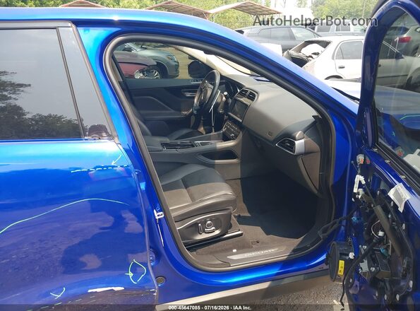 SADCJ2FX7LA629400 2020 JAGUAR F-PACE Синий Вид салона спереди