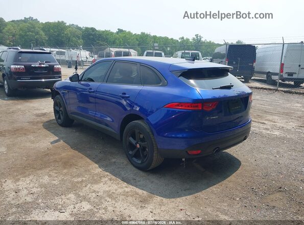SADCJ2FX7LA629400 2020 JAGUAR F-PACE Синий Задняя левая четверть