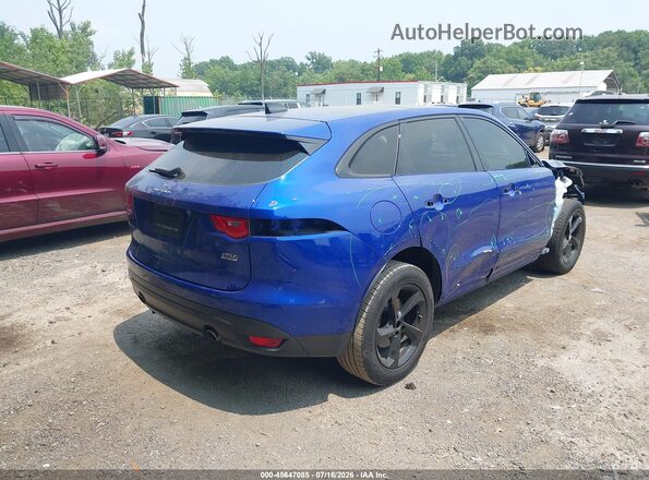 SADCJ2FX7LA629400 2020 JAGUAR F-PACE Синий Задняя правая четверть