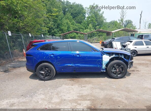 SADCJ2FX7LA629400 2020 JAGUAR F-PACE Синий Панорамный вид салона 360°