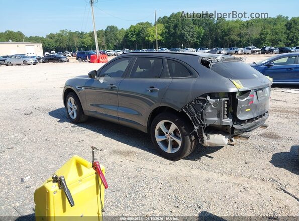 SADCJ2FX8JA268837 2018 JAGUAR F-PACE Gray Задня ліва чверть