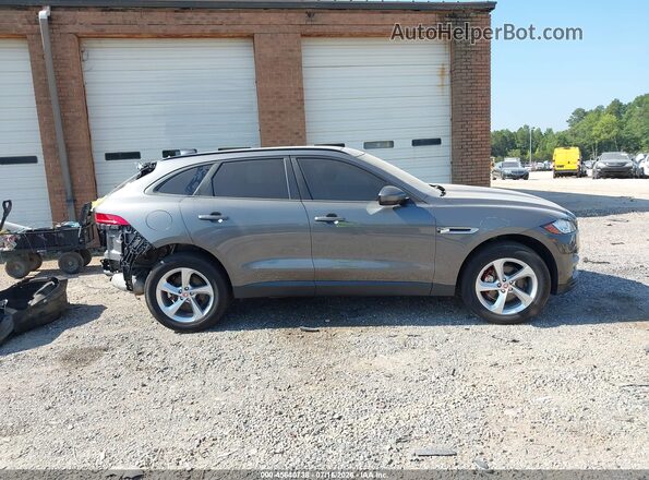 SADCJ2FX8JA268837 2018 JAGUAR F-PACE Gray Панорамний вид салону 360°