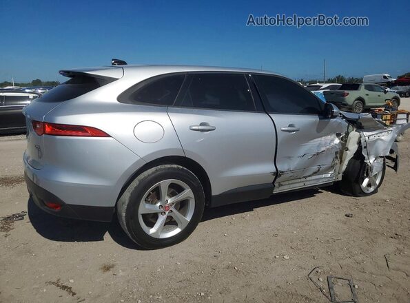 SADCJ2GX0JA235636 2018 JAGUAR F-PACE Серебряный Задняя правая четверть