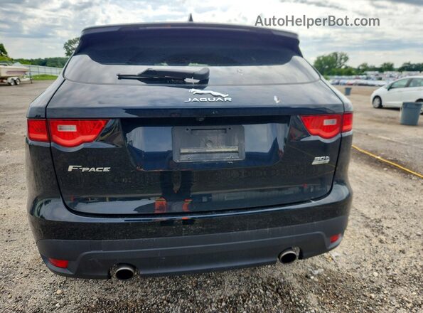 SADCJ2GX1JA237699 2018 JAGUAR F-PACE Black Вид ззаду