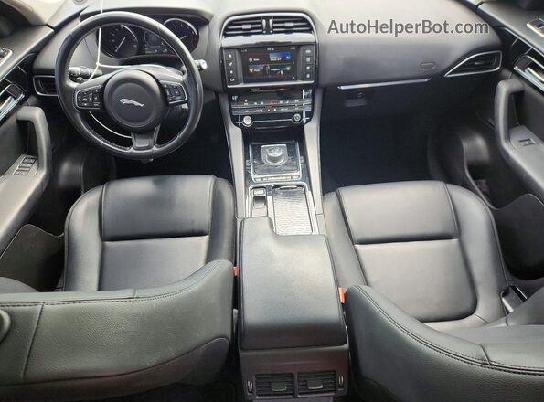 SADCJ2GX1JA237699 2018 JAGUAR F-PACE Black Вид панелі приладів