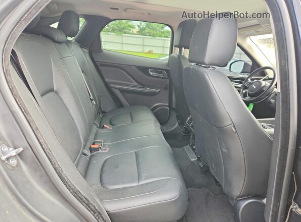 SADCJ2GX1JA237699 2018 JAGUAR F-PACE Black Вид задніх сидінь