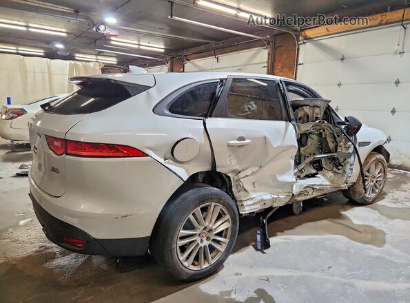 SADCJ2GX3JA238188 2018 JAGUAR F-PACE White Trasero derecho