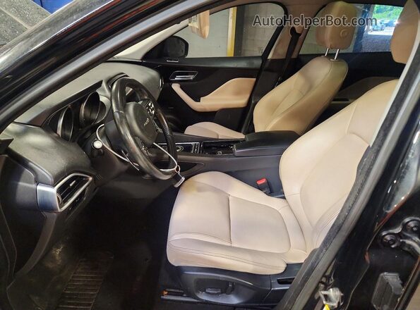 SADCJ2GX6JA282573 2018 JAGUAR F-PACE Black Widok wnętrza z przodu