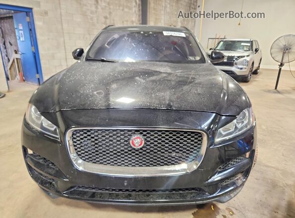 SADCJ2GX6JA282573 2018 JAGUAR F-PACE Black Widok z przodu