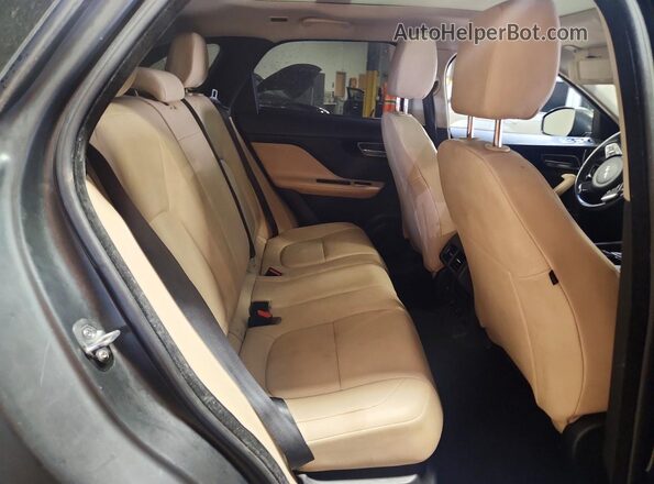 SADCJ2GX6JA282573 2018 JAGUAR F-PACE Black Widok wnętrza z tyłu