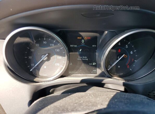 SADCK2BV1HA895844 2017 JAGUAR F-PACE Brown Widok zestawu wskaźników