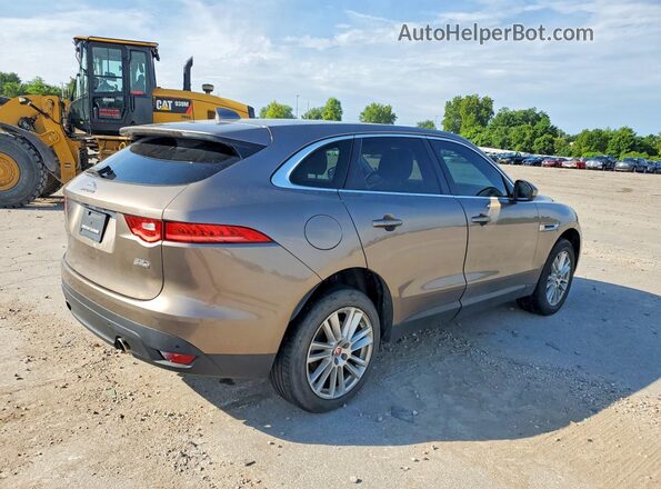 SADCK2BV1HA895844 2017 JAGUAR F-PACE Brown Tył prawy