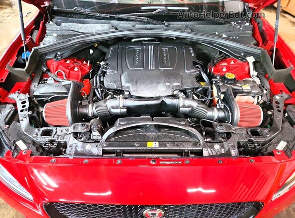 SADCK2BV3HA491217 2017 JAGUAR F-PACE Red Շարժիչի բաժամունքի տեսք