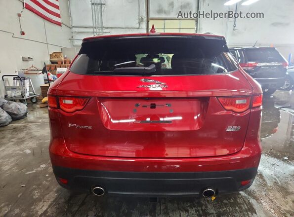 SADCK2BV3HA491217 2017 JAGUAR F-PACE Red Հետևի տեսք