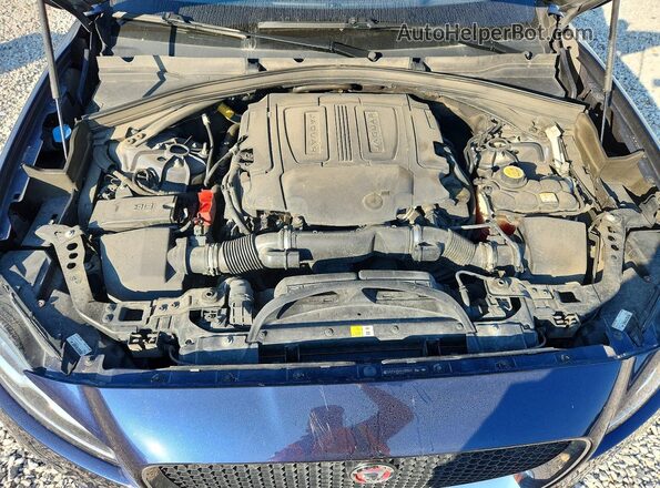 SADCK2BV4HA890041 2017 JAGUAR F-PACE Blue უკანა სალონის ხედი