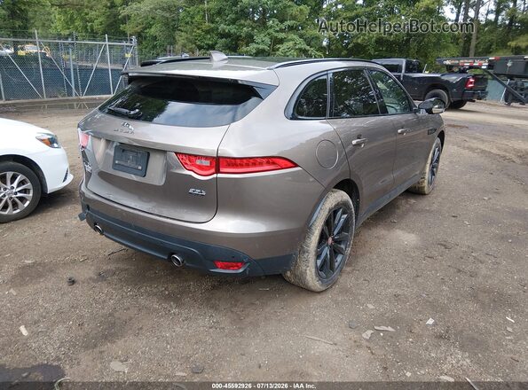 SADCK2BV5HA075184 2017 JAGUAR F-PACE Brown Trasero derecho