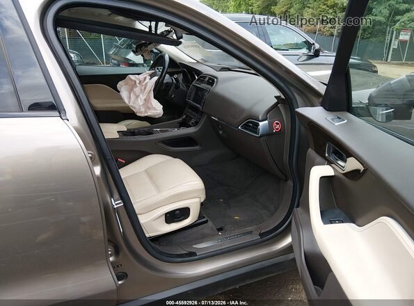 SADCK2BV5HA075184 2017 JAGUAR F-PACE Brown Vista interior delantera