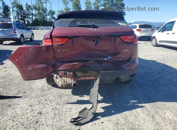 SADCK2BV8HA883609 2017 JAGUAR F-PACE Red Vista trasera