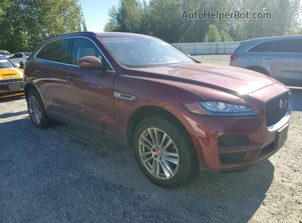 SADCK2BV8HA883609 2017 JAGUAR F-PACE Red Delantero derecho
