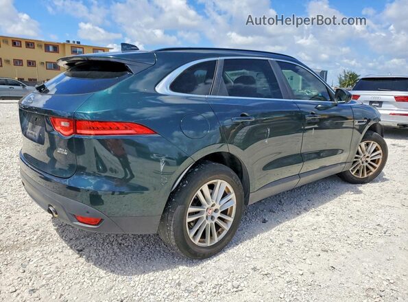 SADCK2BV9HA088634 2017 JAGUAR F-PACE Green Tył prawy