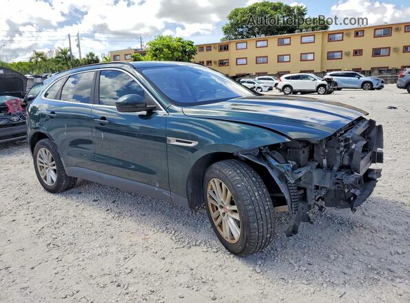 SADCK2BV9HA088634 2017 JAGUAR F-PACE Green Przód prawy