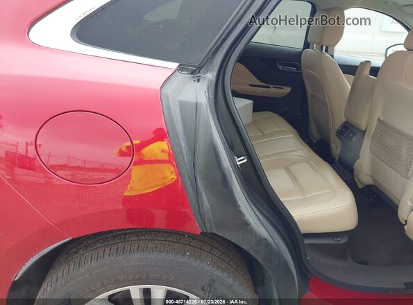 SADCK2BVXHA066657 2017 JAGUAR F-PACE Красный Вид наклейки с VIN-кодом