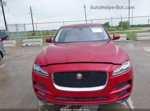 SADCK2BVXHA066657 2017 JAGUAR F-PACE Красный Вид щитка приборов